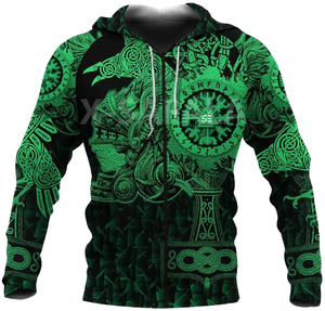 Sudadera con capucha sublimada lisa para hombre, sudaderas con capucha y sudaderas con cremallera completa para hombre con logo personalizado - Product Image 1