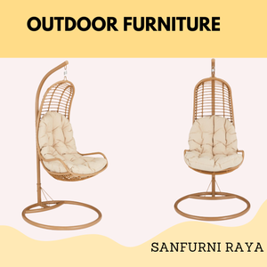 Direct Wholesale Price for Good Quality Woven Rattan <b>Hanging</b> <b>Chair</b> Patio Swing for <b>Outdoor</b> and Living Room Furniture - Product Image 4