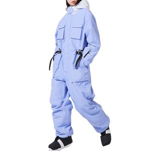 Traje de Esquí de Invierno Impermeable y Cortavientos de Alta Calidad con Cremallera, Capucha Estampada, Calefacción y Transpirable para Snowboard y Esquí - Product Image 5