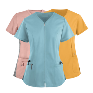 ODM/OEM - Top camisa uniformes conjuntos enfermería Hospital ropa médica con estilo deportivo conjunto muy suave de Saomai FMF - Product Image 1