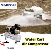 24V DC Intempéries Petit Puissant Heavy Duty Truck Air Horn Moins D'huile Compresseur D'air Machine avec 8 litre réservoir