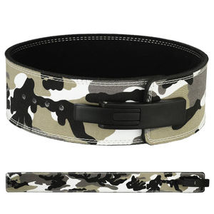 Custom Logo Squat Powerlifting Training 10MM Lever Belt For <b>Women</b> Gym Leather <b>Weight</b> Lever Lifting Belt - Product Image 4