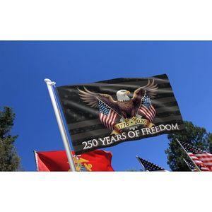 Bandiera USA 3x5 FT per il 250° Anniversario, Doppia Facciata, 3 Strati, Resistente, Stile Betsy Ross, Protezione UV, Anti-Sbiadimento, Rinforzata - Product Image 3