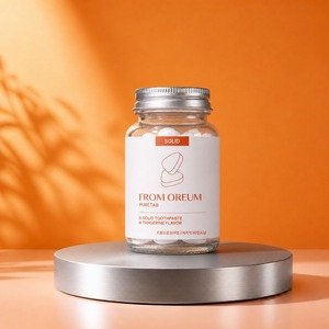 [FROM OREUM] Articles de toilette pour hôtel : Dentifrice solide saveur mandarine de Jeju, 60 comprimés pour les salles de bain des clients d'hôtel - Product Image 2