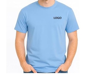เสื้อยืดคอกลมแขนสั้นผู้ชาย ผ้าฝ้าย 100% พิมพ์ลาย  ลำลอง ใส่ทำงานได้ สกรีนโลโก้ได้ - Product Image 6