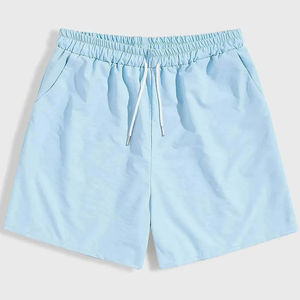 Pantalones Cortos de Lona 100% Algodón para Hombre, Estilo Urbano, Cintura Media Elástica, Personalizados, de Alta Calidad, Transpirables, de Secado Rápido, para Correr - Product Image 4