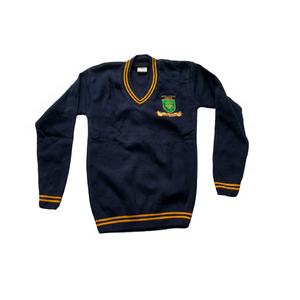 La mejor oferta 2023, suéter escolar con logotipo personalizado acrílico de lana de alta calidad para niños, servicio OEM Unisex - Product Image 1