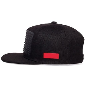 Casquette Snapback Unisexe 6 Panneaux Imprimé Géométrique en Satin Style Urbain Ajustée 58-60CM - Product Image 5