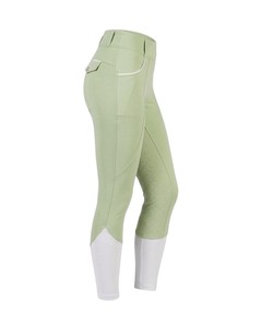 Leggings d'équitation pour femmes avec poches, cuissardes d'équitation en silicone pleine surface, fabricant de logos personnalisés - Product Image 1