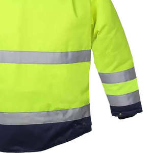 Vêtements de sécurité réfléchissants 100% polyester, veste réfléchissante ANSI, vêtements de travail haute visibilité, sweat-shirt zippé, veste de travail - Product Image 5