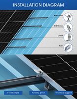 Support en L en aluminium anticorrosion à installation facile pour panneaux solaires, durée de vie de 25 à 30 ans pour les structures métalliques - Vente en gros