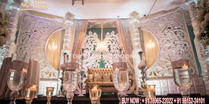 Grandeur Scène Mariages Tamiliens Décor Grand Mariage Sri Lankais Dev Pilier Sud Indien Événement Scène Décor - Product Image 2