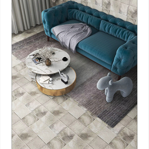 กระเบื้องพอร์ซเลนเนื้อแมตต์ความแข็งแรงสูง ขนาด 600x600 มม. 60x60 ซม. 24x24 นิ้ว พื้นผิวเซรามิกเรียบ ทนทาน ใช้ปูพื้นและผนังภายใน - Product Image 1