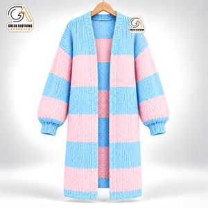 Gamma Phi Delta Bulk High Quality Women's Long Solid 100% Polyester Anti-Wrinkle Breathable Lightweight <b>Sweater</b> <b>Plus</b> <b>Size</b> - Product Image 4