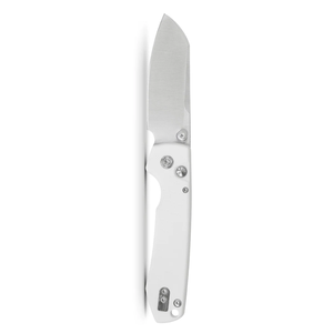Couteaux pliants avec lame satinée à pointe tombante, manche blanc, clip de poche pour le transport quotidien, le camping, les activités de plein air et la découpe (ED) - Product Image 2