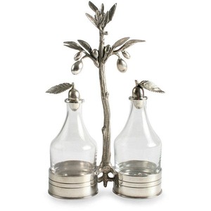 Ensemble d'ustensiles à épices en métal avec motif arbre, finition martelée, récipients à épices durables, écologiques - Product Image 4