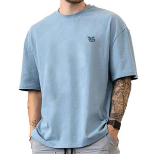 BRONO SPORTS T-shirt Oversize da Uomo Streetwear Vestibilità Regolare Casual 100% Cotone Tinta Unita Traspirante Manica Corta Eco-Friendly - Product Image 1