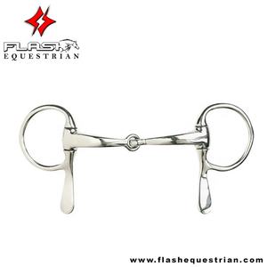 Fintack medio mejilla hecho a medida, broca de aluminio de acero inoxidable, relleno suave, anillo suelto de acero inoxidable, broca de plata alemana - Product Image 3