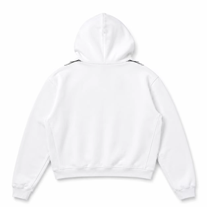 Custom Optic <b>White</b> Unisex Oversized Spider Heart Graphic Winter Front Pullover Hoodie Heavyweight Fleece <b>Sweatshirt</b> Blank - Product Image 3