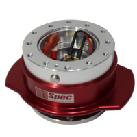 D1SPEC Sistema de Bloqueo Rápido con Bola, Rojo, Aleación de Aluminio 6061 de Alta Resistencia, Precisión, Sin Holgura, Sistema de Desprendimiento Rápido, Universal para Deportes