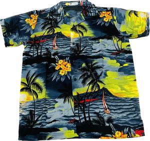 Camisas Hawaianas de Popelina con Estampado de Palmeras para Hombre, Manga Corta, a la Moda, de la Mejor Calidad, Antiarrugas, Venta al Por Mayor OEM - Product Image 1