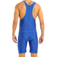 Combinaisons de lutte de style professionnel pour hommes avec soutien extensible, adaptées aux entraînements et aux combats.