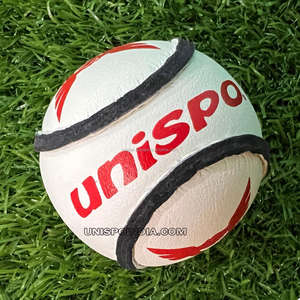 Ballon de Hurling UNISPO en cuir PU, noyau en liège, taille officielle 5, durable pour usage extérieur - Product Image 3