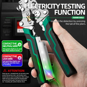 Alicate de eletricista doméstico multifuncional Especial Agulha-Nariz Fio De Aço Decapagem Teste Puxando Folding DIY OEM Produto - Product Image 5