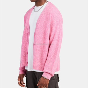 Pull-over en tricot à col en V pour homme, de qualité supérieure, très vendu, personnalisé, décontracté, ample, confortable, uni, chaud, pour l'hiver - Product Image 2