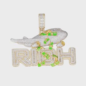 Custom Iced Out Plain Latter <b>Pendant</b> Hip Hop <b>Pendant</b> 925 <b>Silver</b> VVS Moissanite <b>Pendant</b> Two Tone <b>Pendant</b> <b>Initial</b> Latter <b>Pendant</b> - Product Image 6