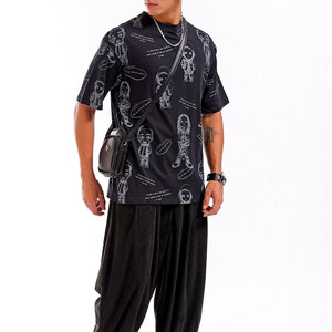 T-shirts en tissu éponge solide personnalisables, anti-plis, 100 % coton, haute qualité, grandes tailles pour hommes, couleur et logo personnalisés, best-sellers - Product Image 5