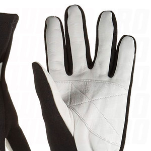 Guantes de Carreras de Karting Personalizados de Cuero Texturizado, Resistentes al Fuego, de Dedo Completo, con Puño Recto, para Deportes de Motor - Product Image 2