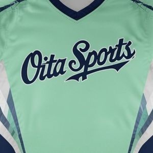 Maillot de lacrosse unisexe vert menthe marine sublimé, en polyester léger, uniforme sportif pour équipe, vêtements de performance pour matchs - Product Image 6