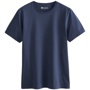 Camiseta Casual de Alta Calidad para Hombre, Cuello Redondo, Algodón Suave, Lisa, para Verano - Product Image 1