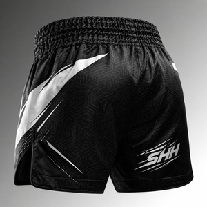Pantalones Cortos Deportivos SHH de Alto Rendimiento para MMA, con Logotipo Frontal, Transpirables, de Secado Rápido y Elásticos, para Boxeo, MMA y <span class=keywords><strong>Entrenamiento</strong></span> de <span class=keywords><strong>Artes</strong></span> <span class=keywords><strong>Marciales</strong></span> <span class=keywords><strong>Mixtas</strong></span> - Product Image 2