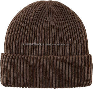 Unisex 100% Acrylic Winter <b>Beanie</b> Caps Quality Folded <b>Streetwear</b> Dot Customizable OEM/ODM Logo Breathable Designed <b>Beanies</b> - Product Image 1