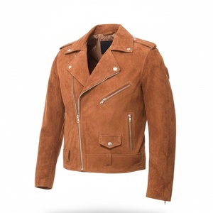 Men's Leather Fashionable Jacket Men's Motorcycle Jacket Quality Winter Leather Jacket For Sale In Wholesale Price - Product Image 1