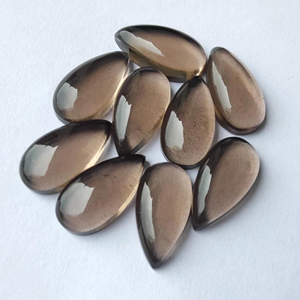 Cuarzo Ahumado Marrón Natural de Grado AAA, Corte Pera, Cabujón, Gema, Piedra de Joyería en Forma de Lágrima - Product Image 6