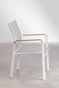 Silla de comedor moderna Escandinava con marco de Metal, muebles cómodos y versátiles para el hogar, Bar, taller, restaurante, gimnasio, escuela - Product Image 2