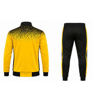 Ensemble de survêtement de sport de luxe pour homme |   Veste de sport tendance, pantalon de jogging |   Hiver 100% polyester léger à séchage rapide - Product Image 2
