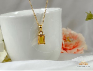 Colorful Ruby Gold Luxury Flower Shape Pendant <b>Necklace</b> Mothers <b>Birthstone</b> Jewelry with 18K for Gift - Product Image 3