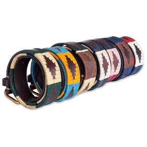 Cinturón de cuero ecuestre de nuevo estilo, hecho a medida, para hombre, con hebilla de pin, bordado de primera calidad, cinturón deportivo en venta. - Product Image 5