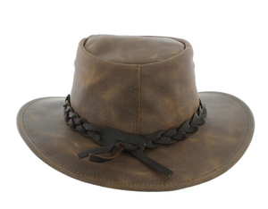 Chapeau Fedora à large bord, style western, en simili feutre et cuir, nouvelle mode vintage, vente en gros - Product Image 1