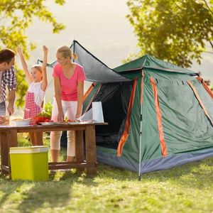 Carpa de Camping Portátil para 4-5 Personas, Instalación Instantánea, Carpa Familiar con 2 Mosquiteras y Ventanas para Senderismo y Excursionismo - Product Image 5