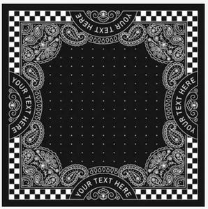 Bandana en coton tendance, foulard pour cheveux, bandanas carrés pour hommes et femmes, foulard pour le cou, accessoire de mode - Product Image 3