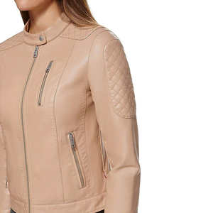 Chaqueta de cuero ligera de textura suave para mujer, cómoda, elegante, para uso diario y de fiesta, chaquetas para mujer - Product Image 6