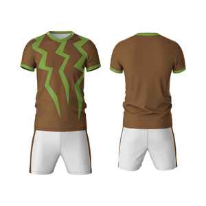 Uniforme de rugby personnalisé pour hommes, manches courtes, bleu, rouge, marron, sublimé, anti-transpiration, coupe classique, uniforme adulte, fabricant OEM - Product Image 1
