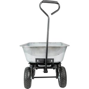 Material Transport Dump <b>Trolley</b> – Heavy Duty Metal <b>Cart</b> for Industrial Applications - Product Image 2