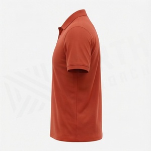 เสื้อโปโลแขนสั้นผ้าฝ้ายระบายอากาศได้ดี ไซส์ใหญ่  ออกแบบสีได้ตามต้องการ สำหรับผู้ชาย คอตั้ง ชุดกีฬาฤดูร้อน - Product Image 3
