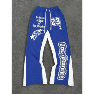 Pantalones de Baloncesto para Hombre, Color Negro, Estampado de Chicago 23, Cintura Elástica, Lona Transpirable de Secado Rápido, Estilo Urbano - Product Image 4